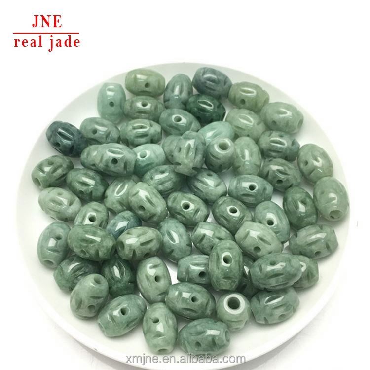 Manufacturer Myanmar Type a Jade Carving Money Passepartout Hollow Round Beads Loose Beads Bracelet Crafts