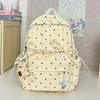 Schoolbag Japanese Ins Summer Girl Small Fresh Backpack Women's Lightweight Anti-splashing Cute Bow College Student Backpack