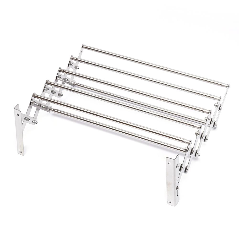 Folding Clothes Rack, Bathroom Towel Rack Bracket, Bathroom Toilet Stainless Steel 42-80 Cm