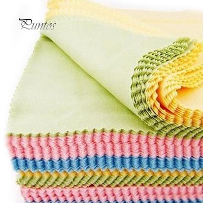 100 Pcs Microfibra Mista Tela Colorida Lente de Câmera Óculos Pano de Limpeza Quadrado