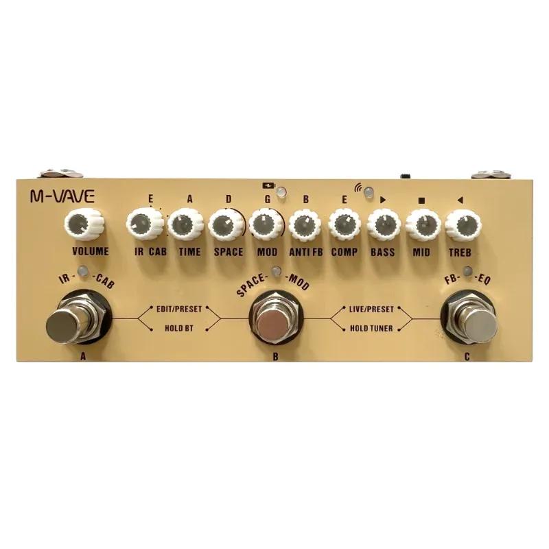 M-vave Cube BABY Rechargeable Multi Effects Pedal for Electric Acoustic Guitar Recording Audio Interface Function Cuvave Pedal