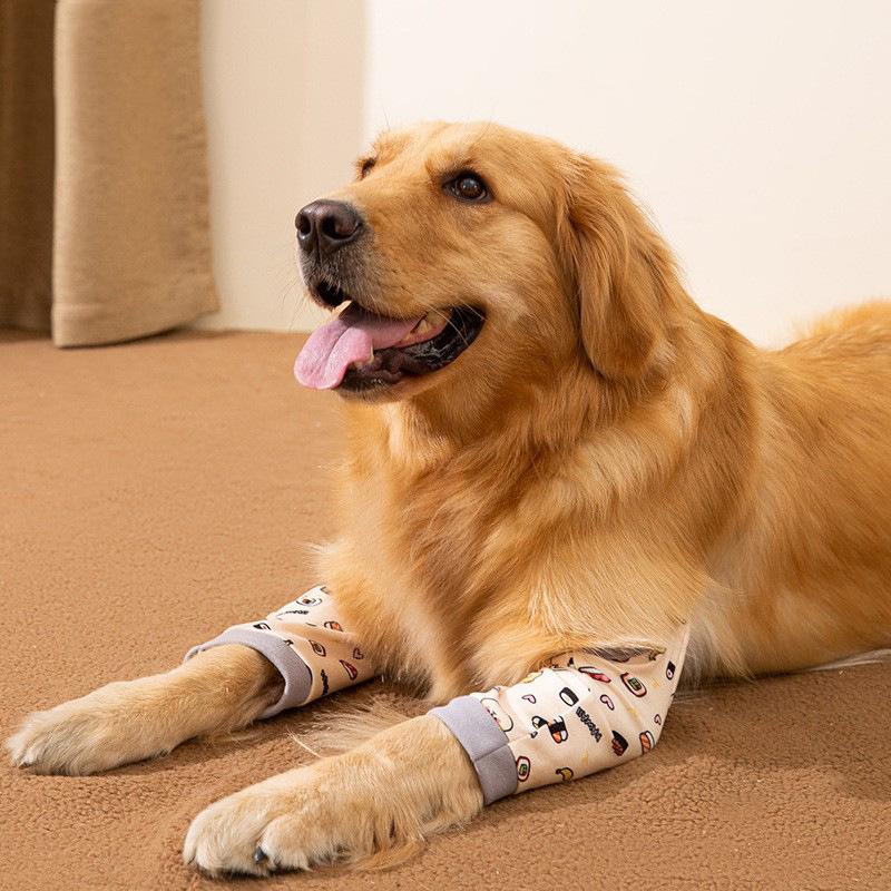 Pet Knee Pads Elbow Pads Dog Joint Surgical Protective Cover Golden Retriever Shiba Inu Medium Large Dog Anti-wear and Anti-dirty Leg Cover