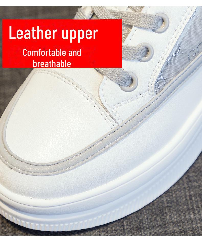 2021 Spring/Summer Women's Trendy Platform Mesh Boots: Height-Enhancing, Breathable, Casual Style