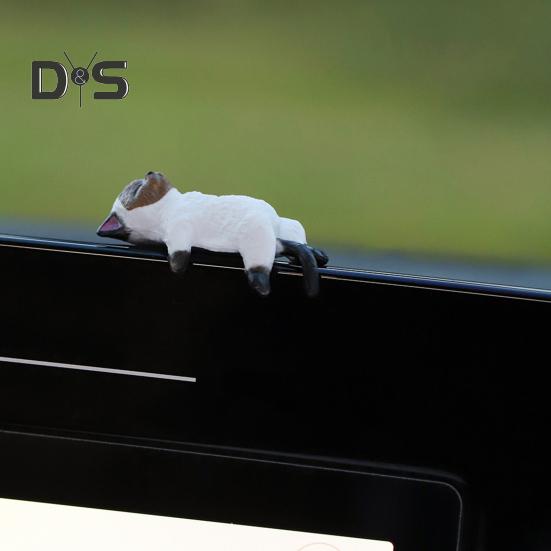 5 ks kočičí ozdobná pryskyřice ručně malovaná mini figurka kočky Sběratelská miniaturní socha kočky do auta Dekor obrazovky centrálního ovládání Dárek pro milovníky koček