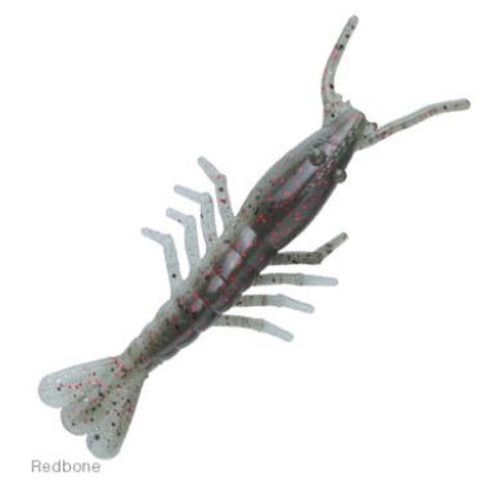 Zman Soft Lure Scented Shrimpz 3 Tommers 5/Pack Red Bone (0358)