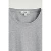 Cos Japan Crewneck CoTTon T shirT lighT Grey Melange