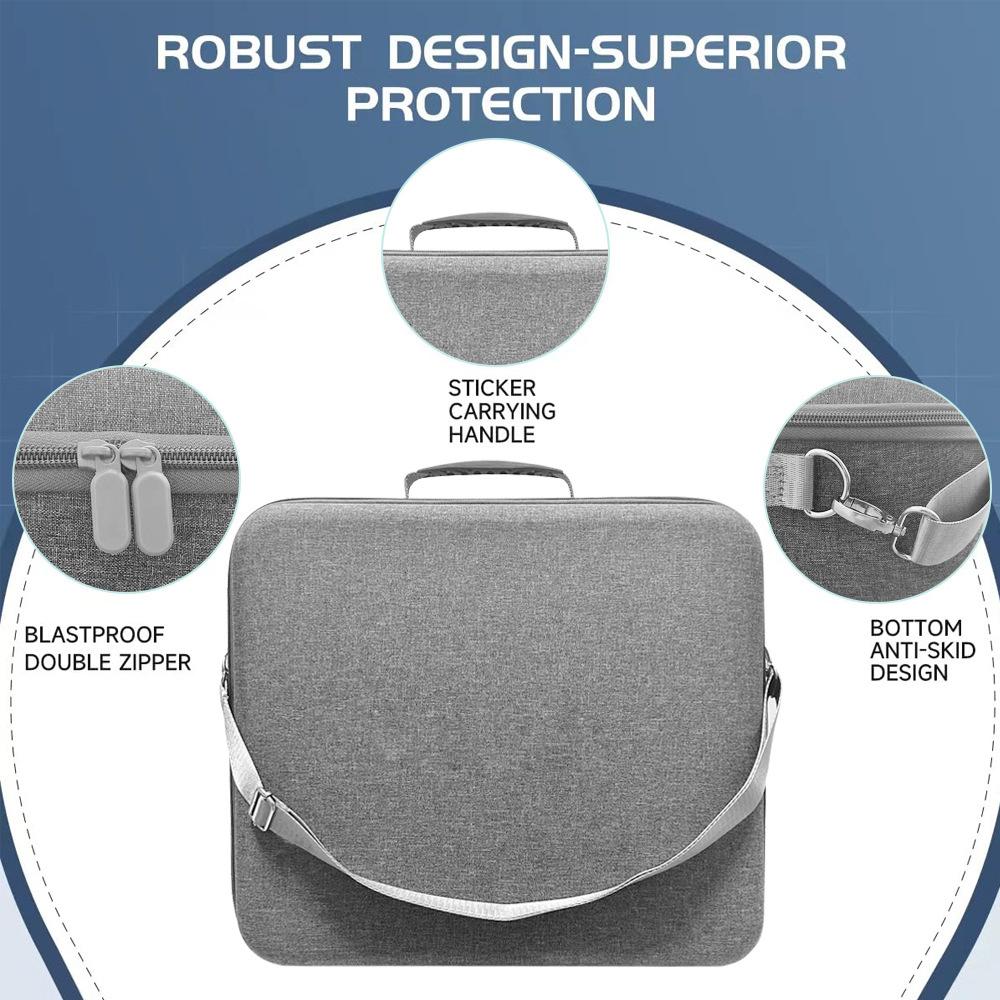 Suitable for PS5 Portable Bag, Playstation 5 Partition Storage Bag, EVA Shock Resistant and Drop Resistant Storage Box