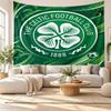 Celtic FC Wandteppich, Wandbehang aus weichem Stoff, Dekorative Kulisse für Schlafzimmer Heimwandkunst