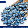 Handmade Ceramic Mosaic Art Kit: Blue & White Porcelain Pieces for Creative Parent-Child Projects