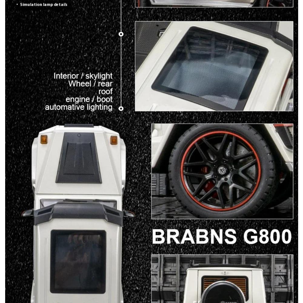 1/18 Mercedes Benz G800 Ordinary Version Without Spray Alloy SUV Diecast Model Collection Ornament Fine Birthday Gift for Friend