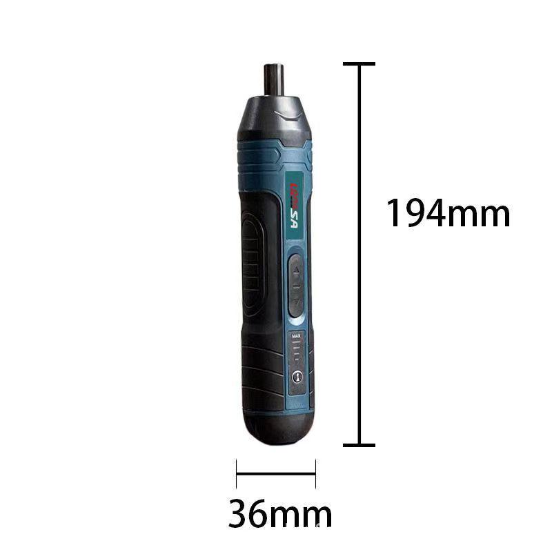 Four-Speed Adjustable Industrial Electric Screwdriver Set with Rechargeable Torque