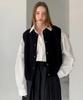 Vascara Snap Button Knit Vest (4Colors)