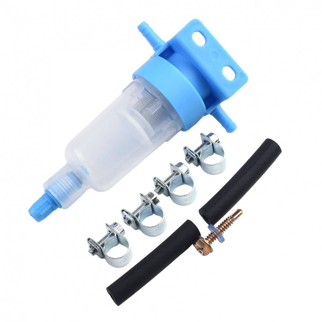 Diesel Fuel Filter Air Heater Water Separator Blue+White