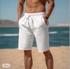 Herrenhosen Herren Badeshorts Vielseitige Herren Sommer Strandshorts mit Taschen Kordelzug Elastischer Bund Einfarbig für den Alltag für Freizeit