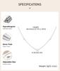 Heart Necklace Anti-allergy Stainless Steel Choker Chain Link Necklaces for Women Dainty Minimalist Fashion Accessories