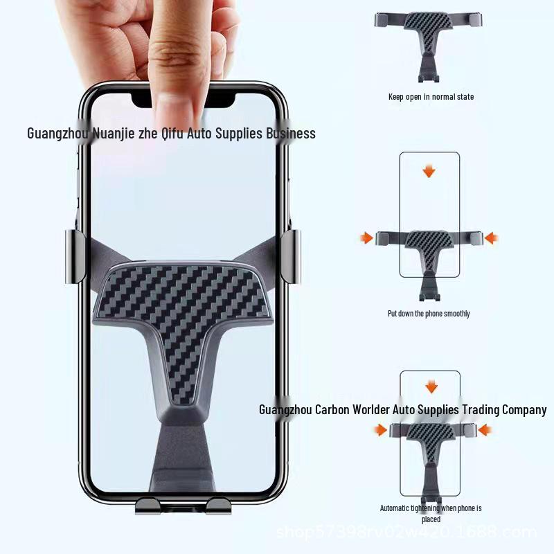 Compatible Alfa Romeo Stelvio Car Navigation Phone Holder & Air Vent Freshener