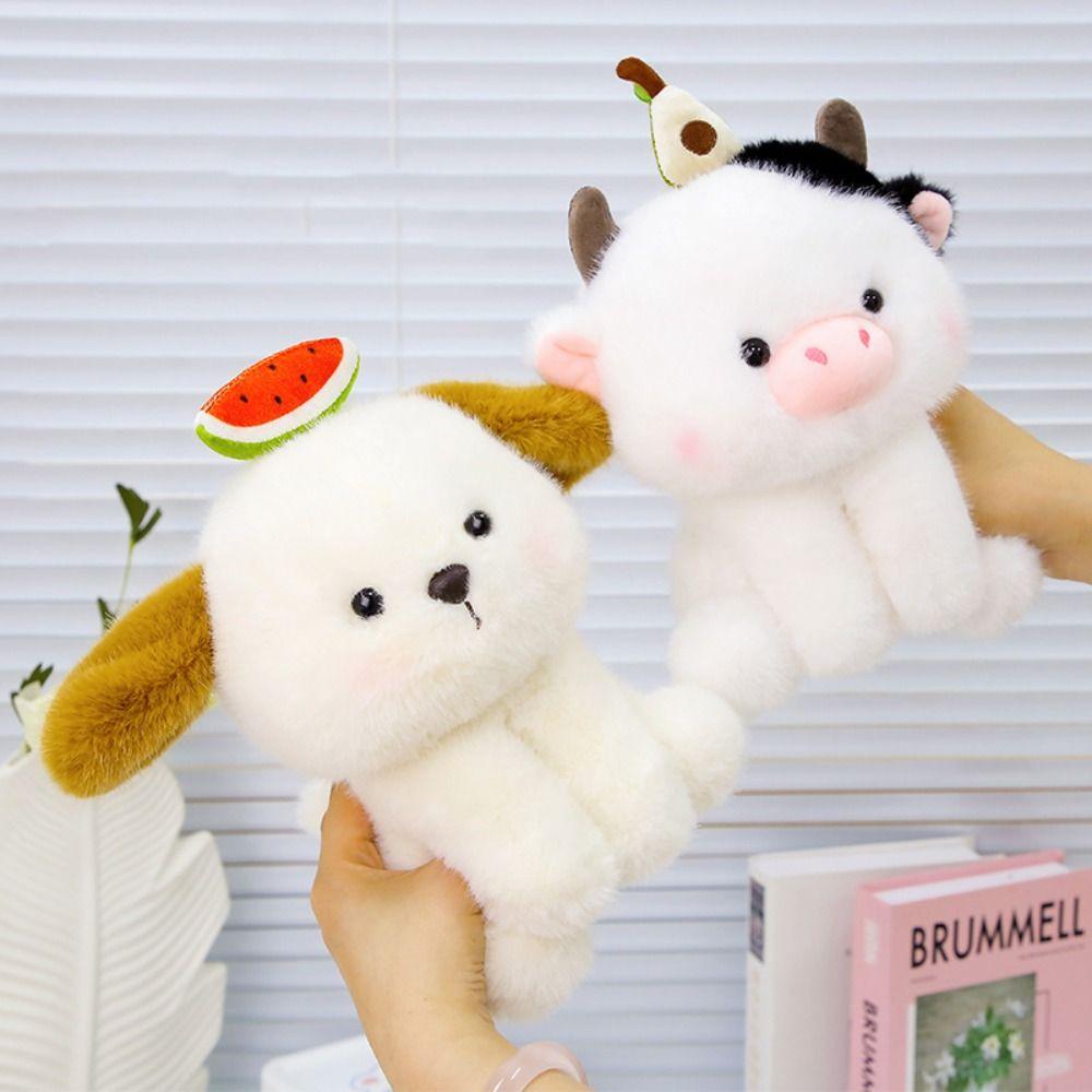 Fluffy Bear Elephant Stuffed Animal PP Cotton Soothing Hug Animal Dolls  Home Decor