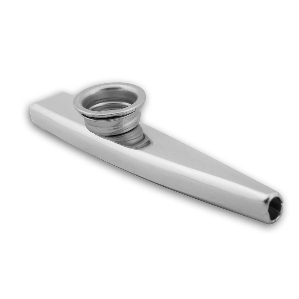 Portable Aluminum Kazoo Aluminum Flute Mouth Flute for Beginners Kids Adult Gifts Woodwind Musical Instrument