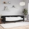 VidaXL Daybed with Mattress Black 100x200 Cm Velvet 3197758