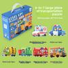Dinosaur Farm Transportation Animal Theme Puzzle Toy Children