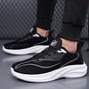 Fashion Sneakers Comfortable lightweight and casual style Leisure outdoor sports walking Black and white minimalist shoes Trendy New