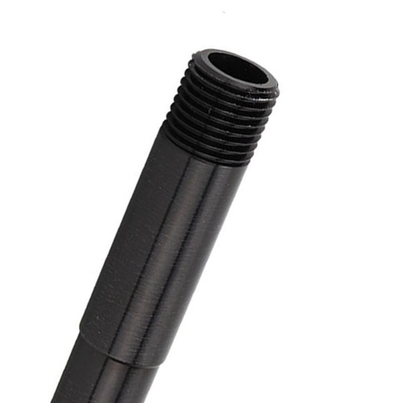Durable Aluminum Alloy Front Fork Axle 15x110mm Black Quick Release Skewer Thru Axle for RockShox Bicycle Hub