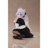 13CM Anime Elaina Figure Wandering Witch The Journey Black Cat Maid Dress Sitting Pose PVC Model Series Toys Gifts