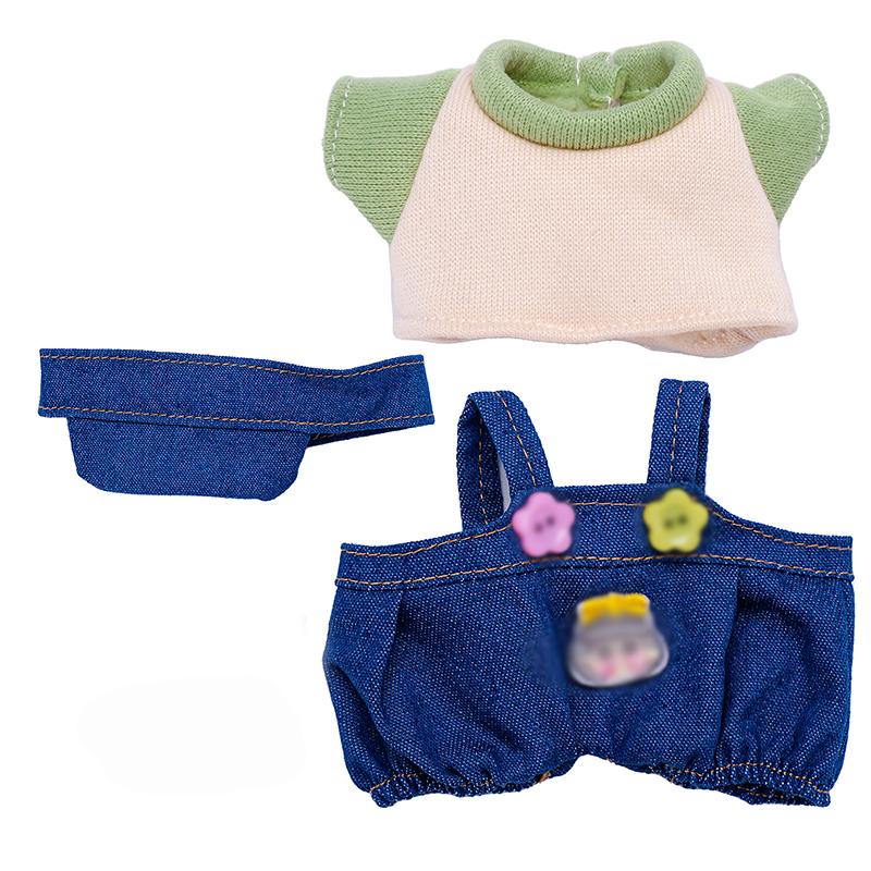 

17см Плюшевая одежда и аксессуары для куклы Лабубу 6,7 Кавайная кукла Мультяшная милая одежда Куклы Рождественский подарок