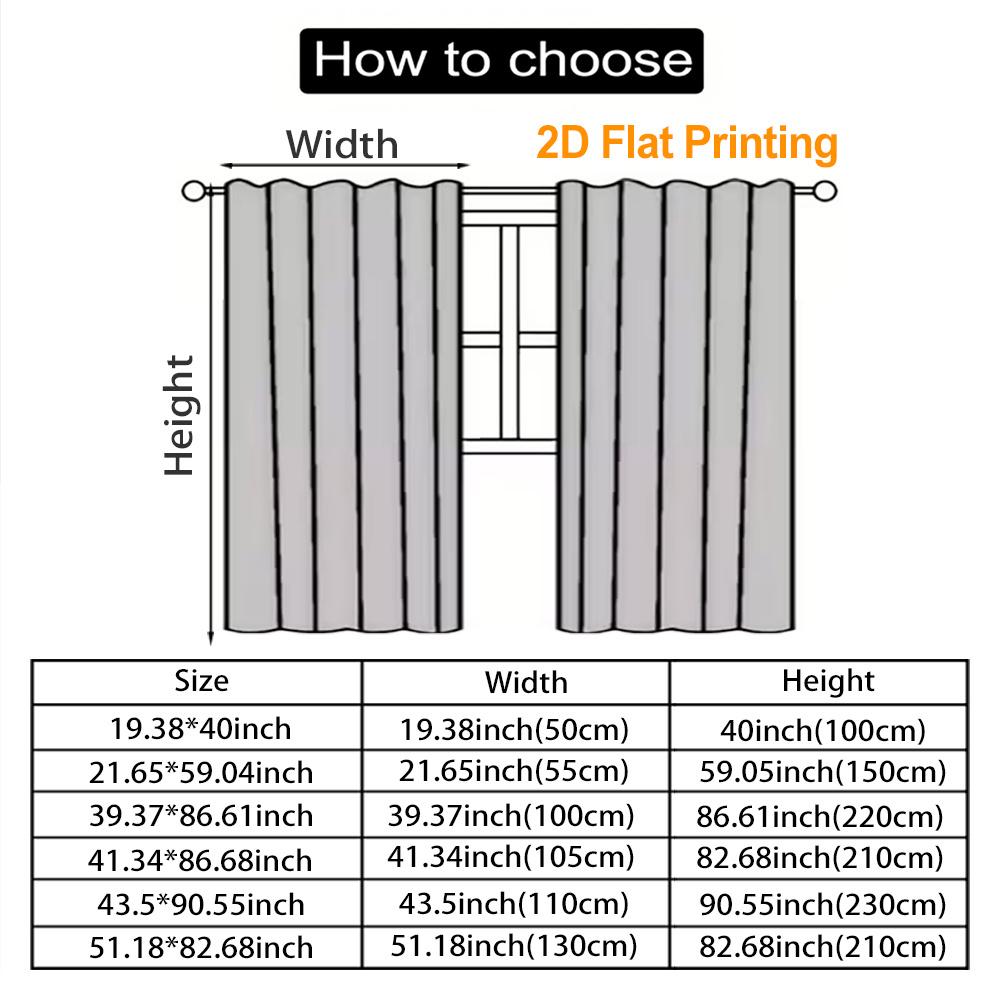 2pcs Rod Pocket Curtain with Autumn Patchwork Pumpkins Leaves Sunflowers Print, Stylish Window Drapes for Home Decor Living Room Bedroom