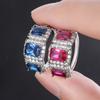 Sace Gems Classic Copper Alloy Zircon Ring Ladies Jewelry Wedding Promise Party Gift