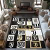 Juventus Customized Name Floor Rug Office Rug Perfect for Dining Room Game Room Outdoor Decorate Room Anti-slip Rug Decorate Offices Spiritual Gift