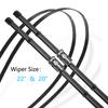 For Jeep Renegade BU 2014~2023 Front Wiper Blades Cutter Window Windshield Windscreen Cleaning Brushes Washers Car