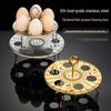 304 Stainless Steel Folding Steamer Rack for Eggs, Buns, and Rice Cookers