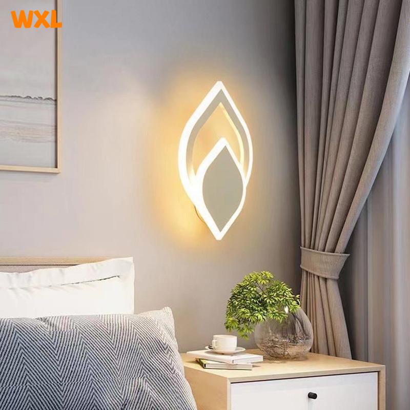 Modern LED Wall Light Creative Bedroom Bedlight Modern Simple Luxury Warm Background Wall Light Corridor Staircase Light