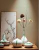 Zen Dried Flowers Vase Ornament for Dining Table, Entrance Hall, Living Room, or TV Cabinet