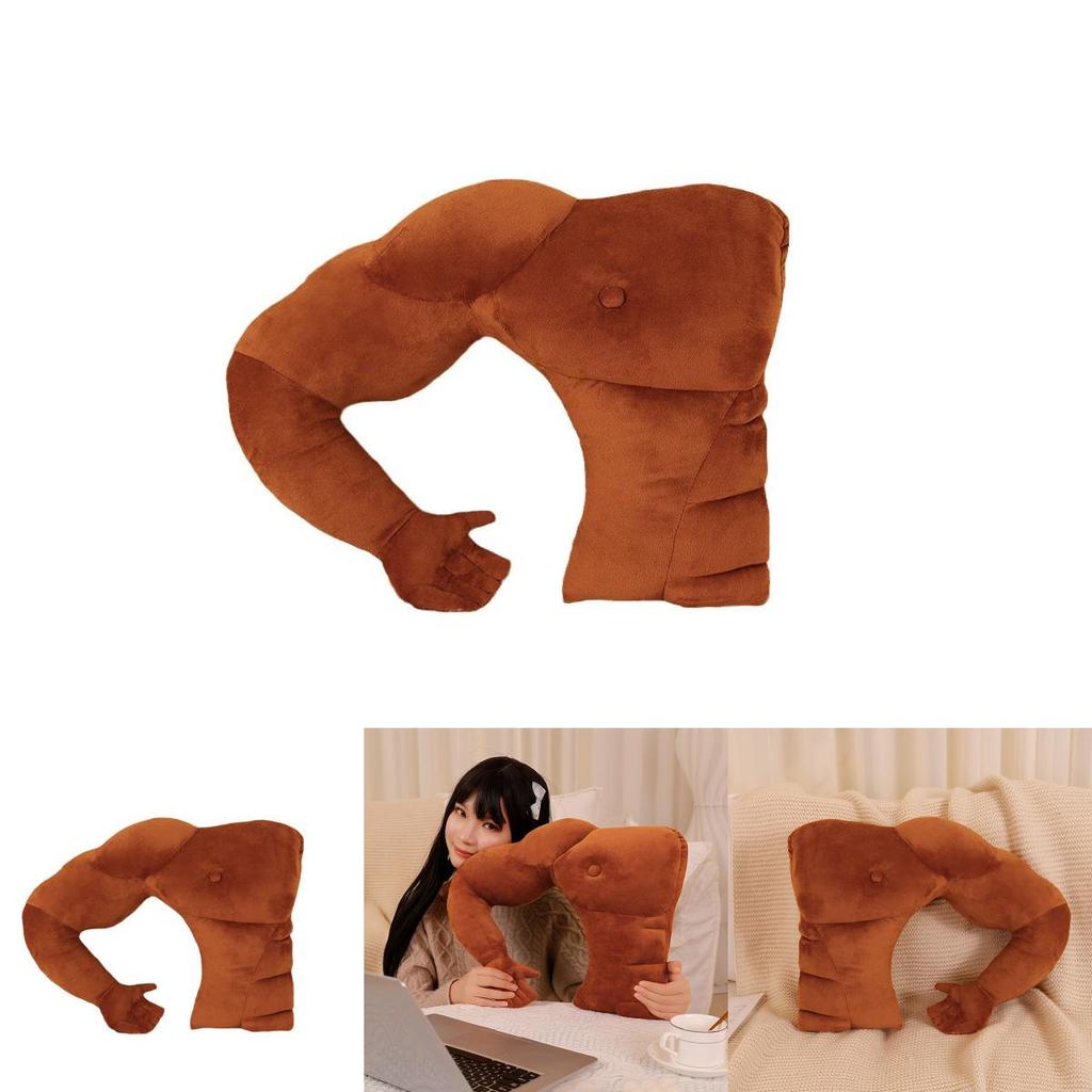 Soft Plush Male Friend Body Pillow With Arm Support For Gift And Comfort