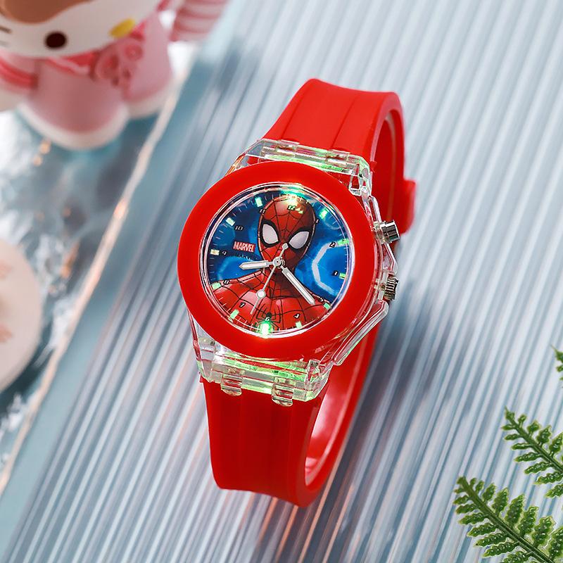 Summer Cartoon Children'S Watch, Luminous Luminous Primary And Secondary School Student Watch, Silicone Quartz Watch