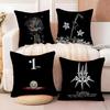 NNier Automata Lunar Tear Cushion Cover Soft Plush Fabric DoubleSided Printed Sofa Cushion Cover for All Seasons Home Decor