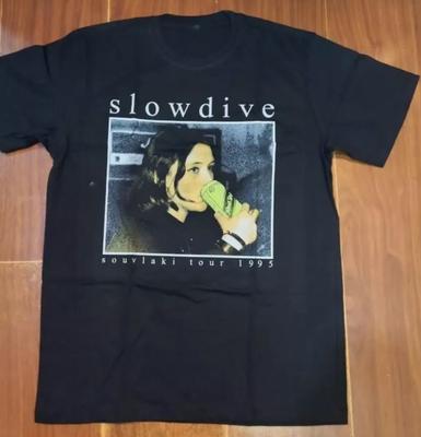Slowdive Souvlaki Tour 1995 T-Shirt Baumwoll-Tee für Männer Frauen