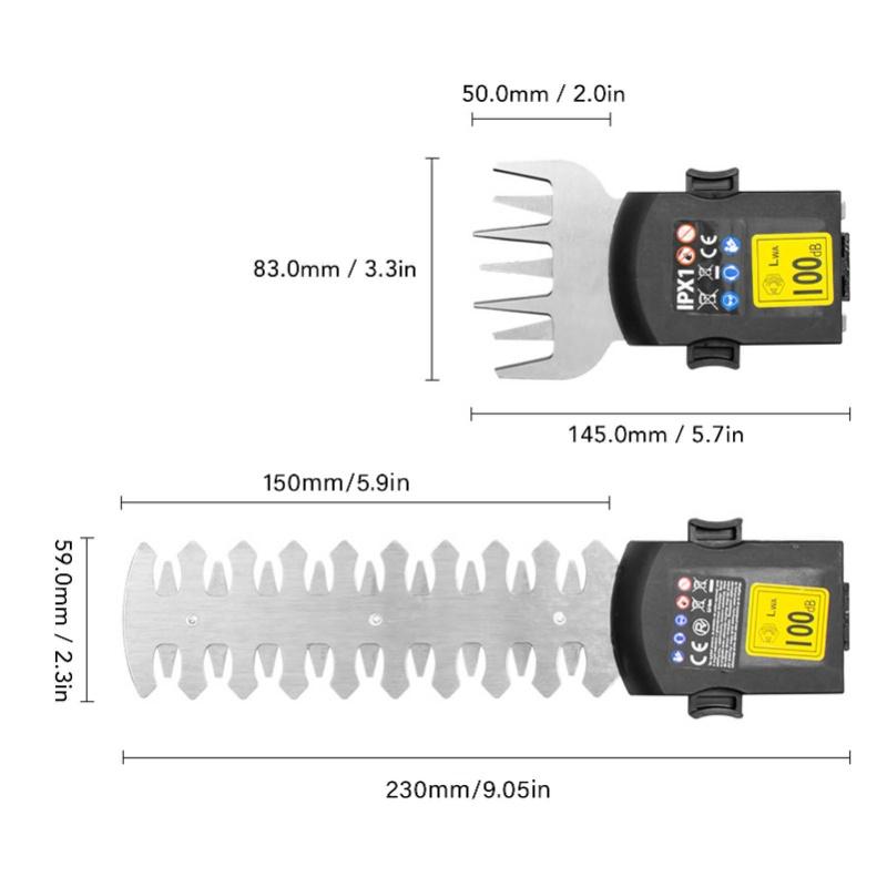 Cordless Electric Scissors High Power Efficient 950 RPM High Speed Electric Pruning Shears For Gardening Trimming