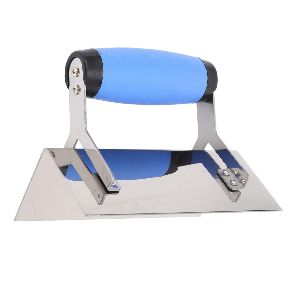 External Corner Trowel 90 Degree Right Angle Stainless Steel Plaster Concrete Finishing Tool for Wall Floor Projects