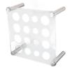 Chess Piece Die Crafting Holder 16 Holes Acrylic Board and Aluminum Support Rods for International C