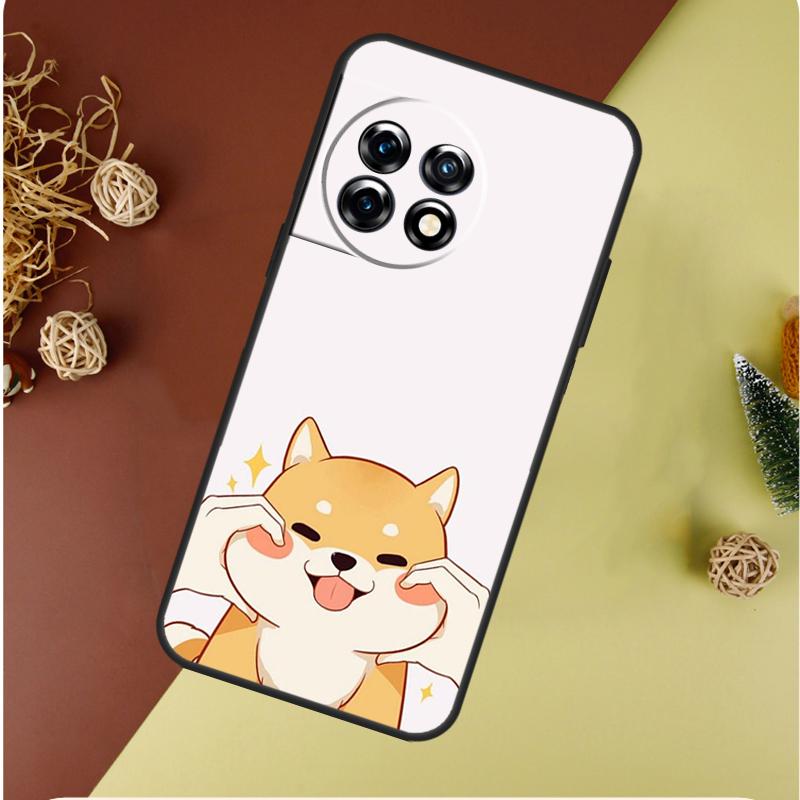 Cute Shiba Inu For OnePlus Nord CE 4 3 2 Lite N20 N30 9 10 Pro 8T 9RT 10T 10R 13R 12R 11 12 13 Phone Case