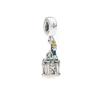 Plata S925 Gran Bretaña España Dominio Brasileño Bandera Nacional Colgante Cuentas de Edificio Ajuste Pulsera Accesorios de Joyería Encanto