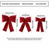Sequin Decor Tree Ornament Shiny Surface Bow Pendant Easy Hang Christmas Bow  Festive Display