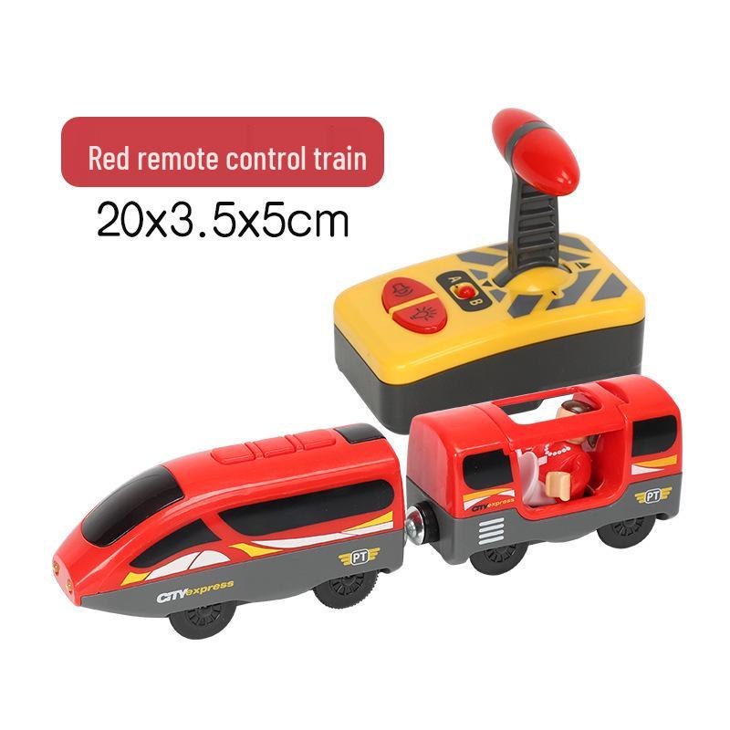 Magnetic Electric Train Engine Toy for Kids - Compatible with All Wooden Tracks