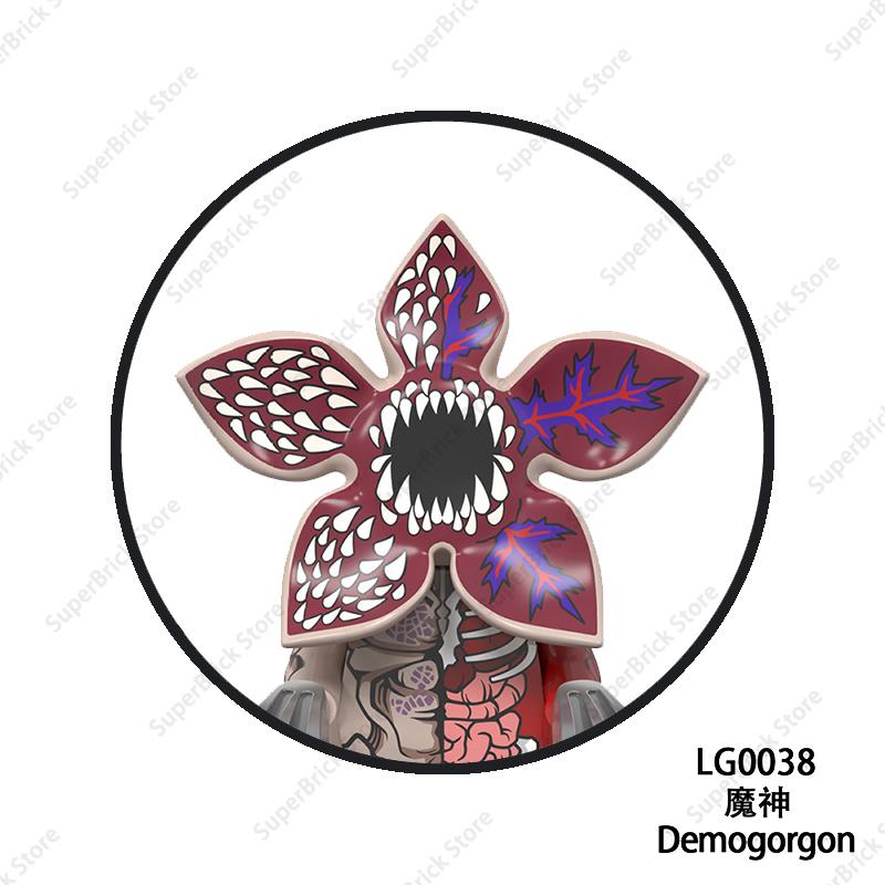 Montauk Upside Down World Building Blocks Demogorgon Vecna Eleven Mini Action Figures Bricks Model Movies Dolls Toys Kids Gift