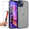 Case - BOOLING - iPhone 14 Plus - Silicone - Ultra Thin - 2 Tempered Glasses Offered