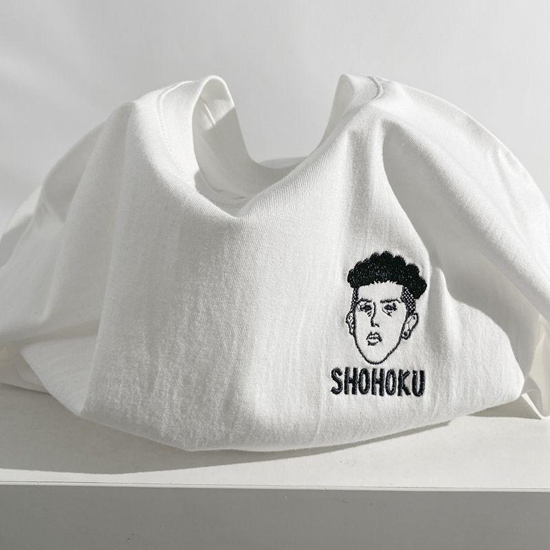 Blue Archive Azure Collaboration Cosplay Summer Short Sleeve T-Shirt Yiluo Mary Summer Loose Fit Unisex Tee Embroidered Style