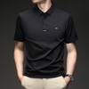 Summer Men's Short Sleeve T-Shirtpolo Business Casual Lapel Collar Middle-Aged & Young